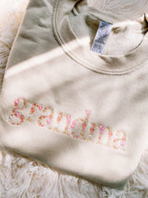 Load image into Gallery viewer, Grandma Embroidered Tan | Sweatshirt
